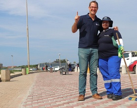 Parking upgrade completed at Jeffreys Bay Main Beach image