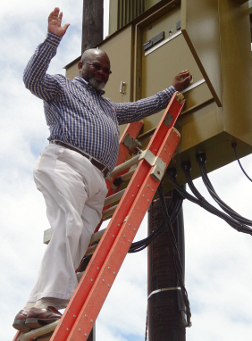 Electricity to make Christmas special image